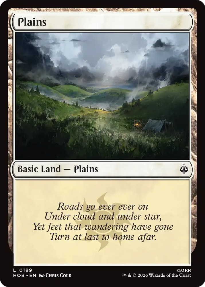 Plains (0189) [The Hobbit] Magic: The Gathering