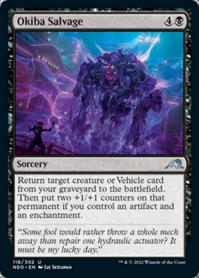 Okiba Salvage [Kamigawa: Neon Dynasty] Magic: The Gathering