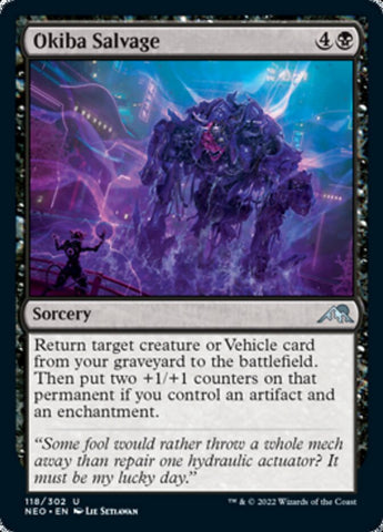 Okiba Salvage [Kamigawa: Neon Dynasty] Magic: The Gathering