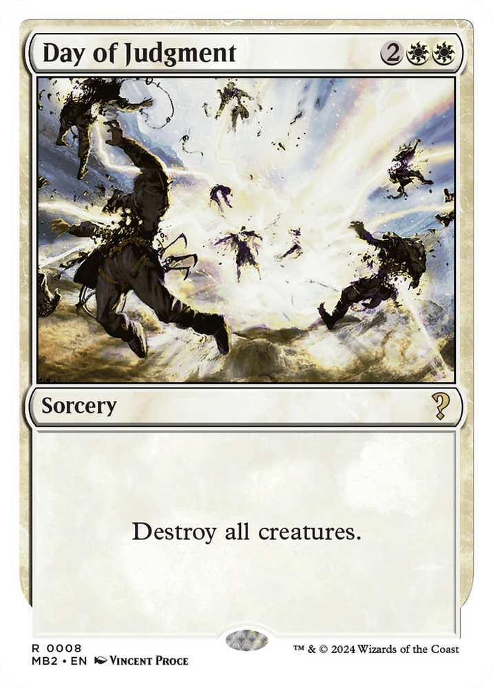 Day of Judgment (White Border) [Mystery Booster 2] Magic: The Gathering