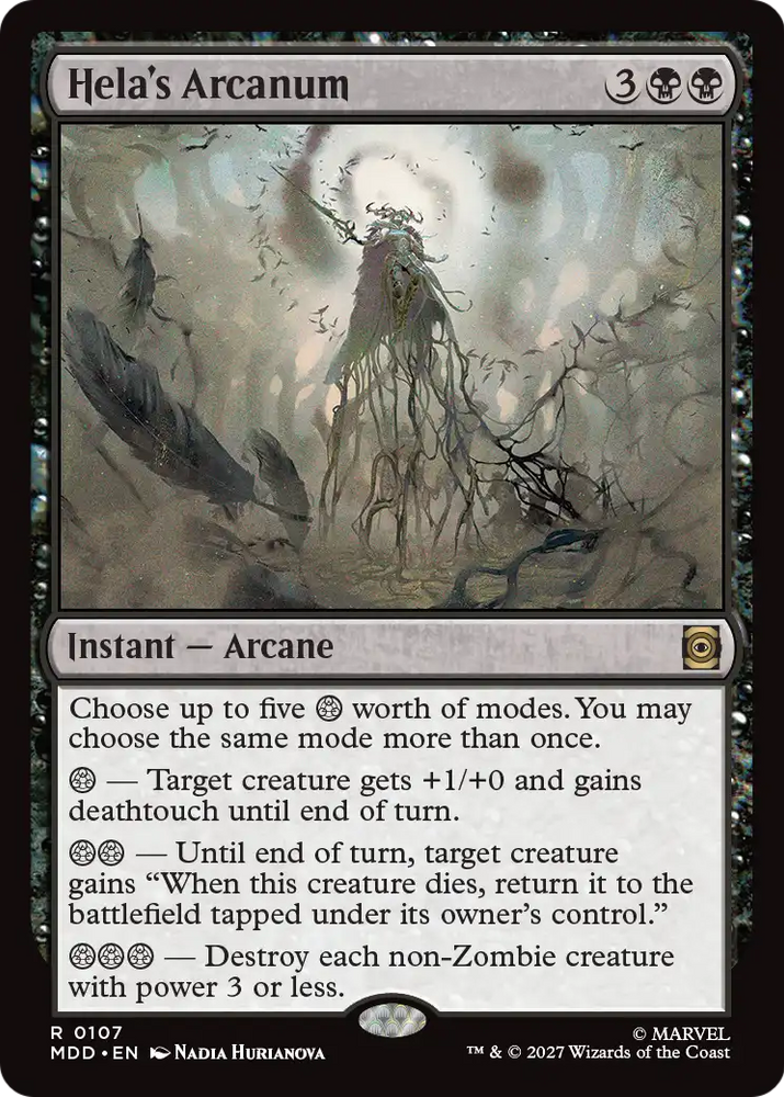 Hela's Arcanum [Marvel: Darkhold Destiny] Magic: The Gathering