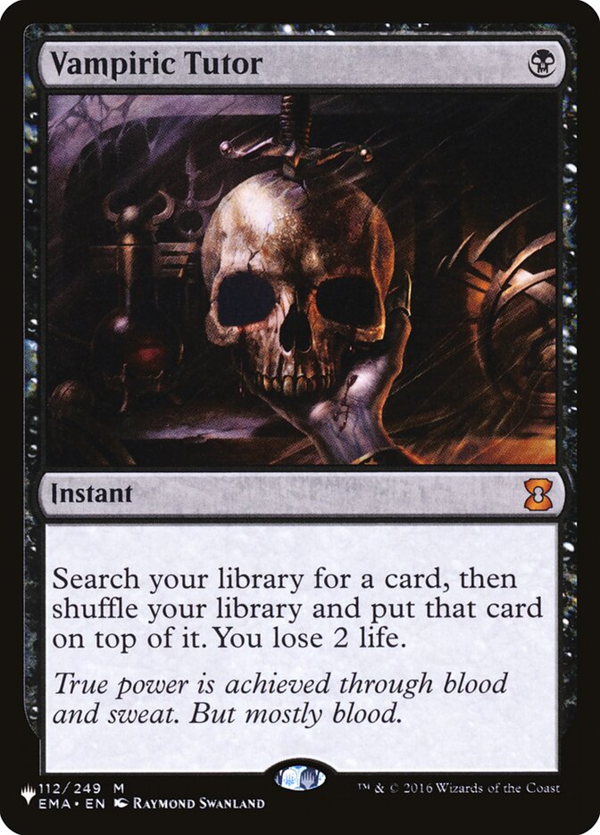 Vampiric Tutor [The List] Magic: The Gathering