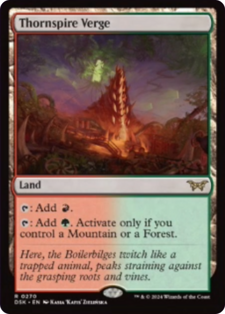 Thornspire Verge [Duskmourn: House of Horror] Magic: The Gathering