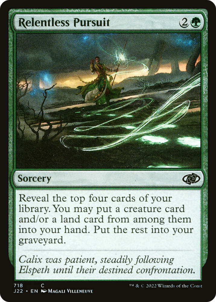 Relentless Pursuit [Jumpstart 2022] Magic: The Gathering