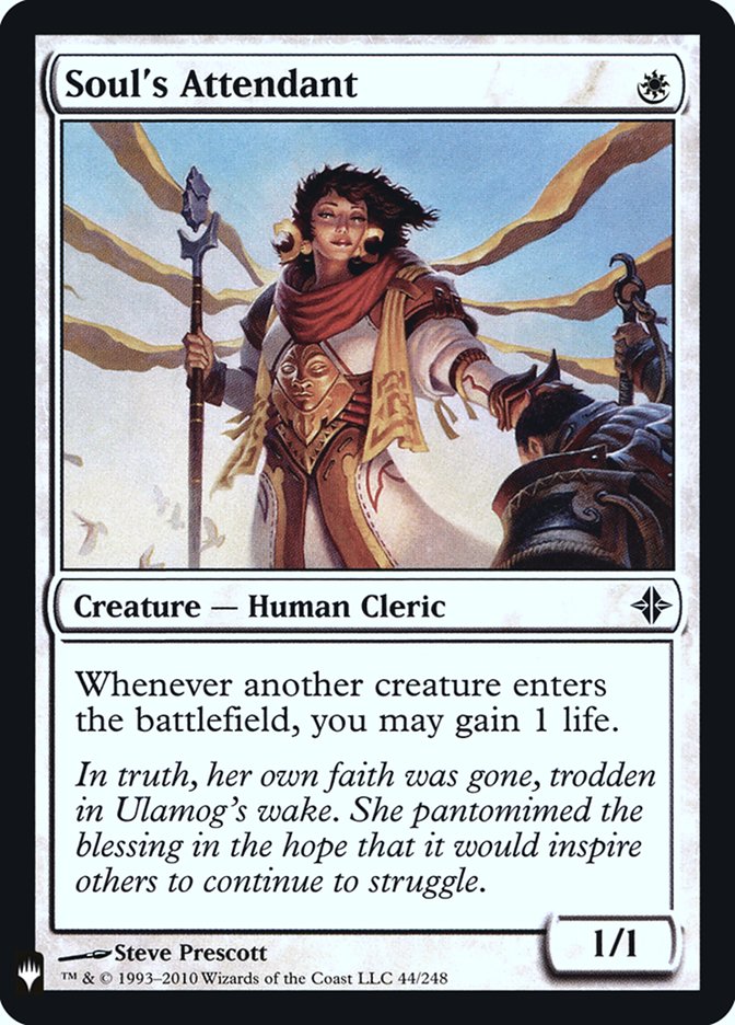 Soul's Attendant [Mystery Booster] Magic: The Gathering