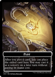 Human Cleric // Plot Double-Sided Token [Outlaws of Thunder Junction: Breaking News Tokens] Magic: The Gathering