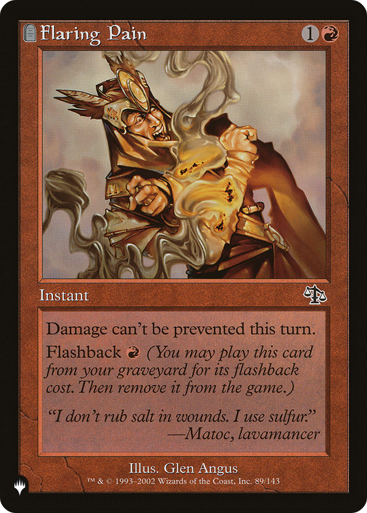 Flaring Pain [The List] Magic: The Gathering