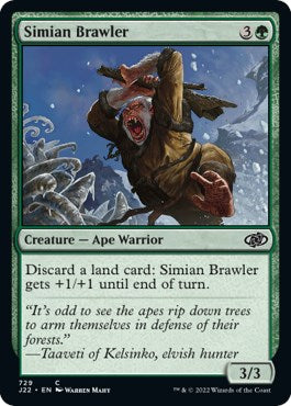 Simian Brawler [Jumpstart 2022] Magic: The Gathering