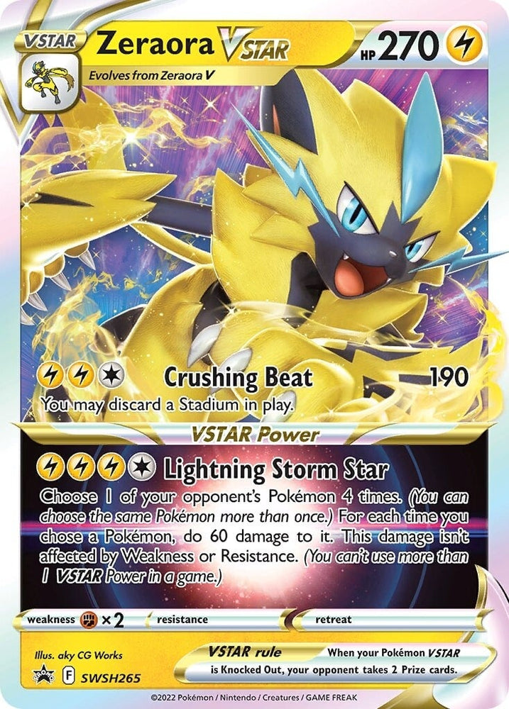 Zeraora VSTAR (SWSH265) [Sword & Shield: Black Star Promos] Pokémon