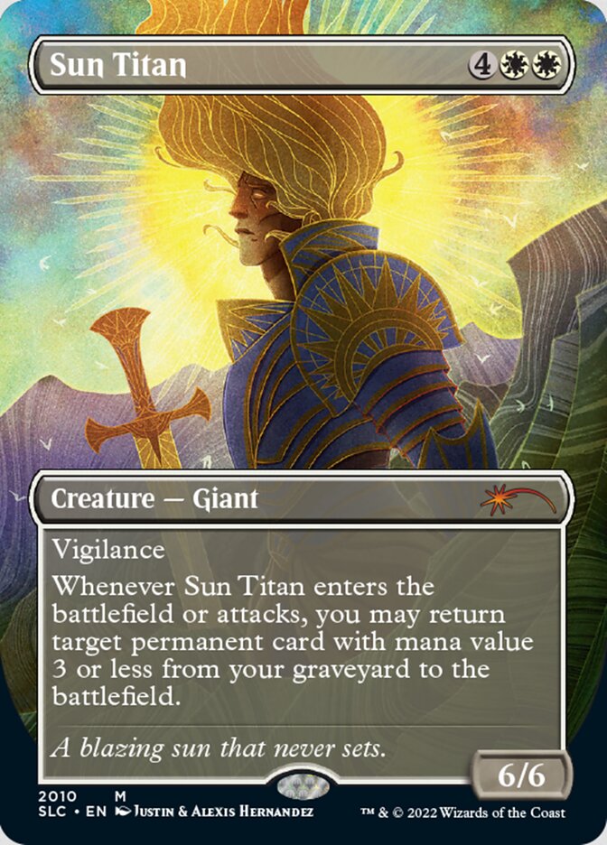 Sun Titan (Borderless) [Secret Lair Countdown Kit] Magic: The Gathering