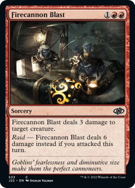 Firecannon Blast [Jumpstart 2022] Magic: The Gathering