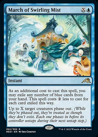 March of Swirling Mist [Kamigawa: Neon Dynasty] Magic: The Gathering