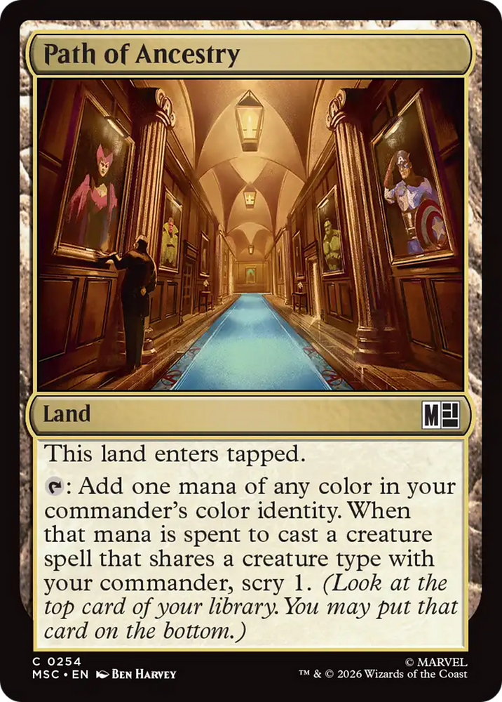 Path of Ancestry [Marvel Super Heroes Commander] Magic: The Gathering