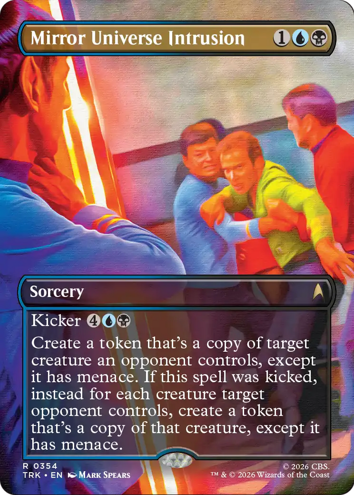 Mirror Universe Intrusion (Borderless) [Star Trek] Magic: The Gathering