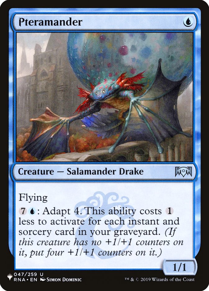 Pteramander [The List] Magic: The Gathering