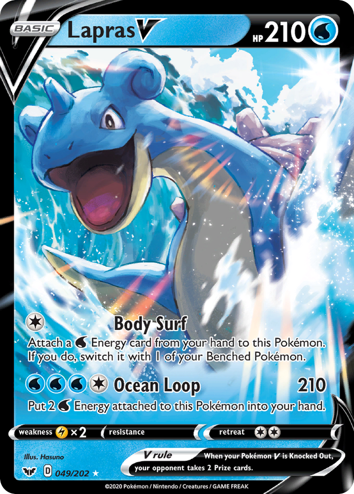 Lapras V (049/202) [Sword & Shield: Base Set] Pokémon
