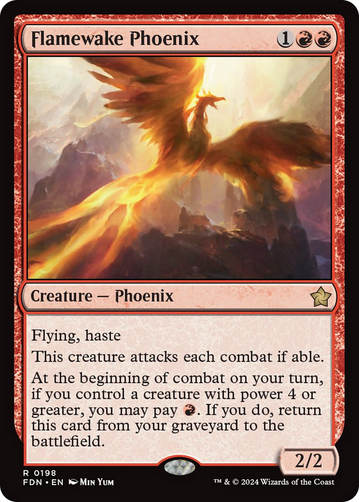 Flamewake Phoenix [Foundations] Magic: The Gathering