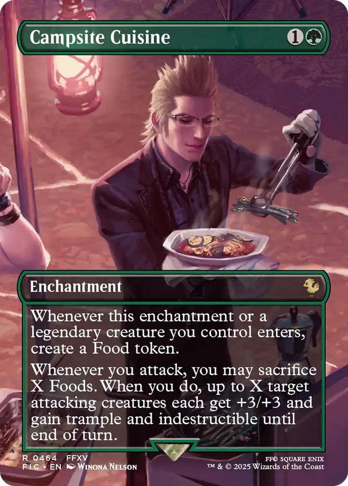 Campsite Cuisine (Borderless) [FINAL FANTASY Commander] Magic: The Gathering