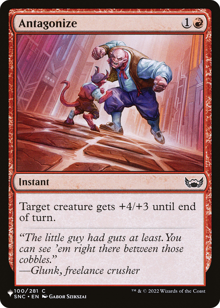 Antagonize [The List] Magic: The Gathering