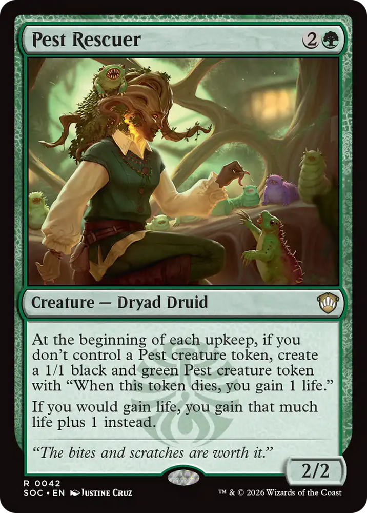 Pest Rescuer [Secrets of Strixhaven Commander] Magic: The Gathering