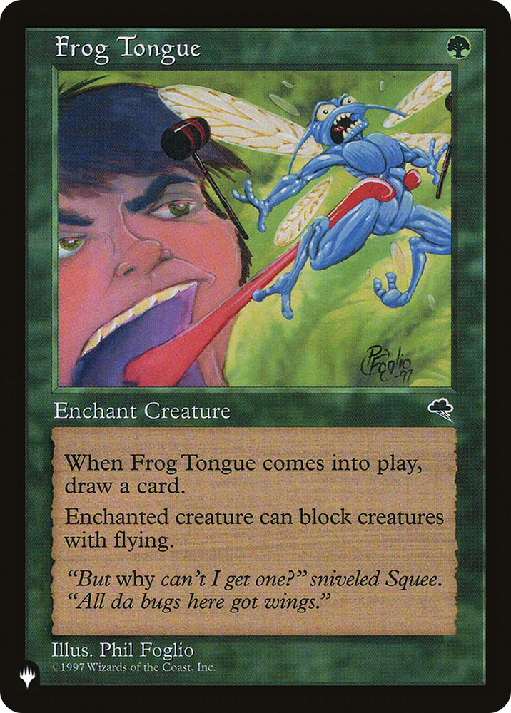Frog Tongue [The List] Magic: The Gathering