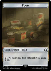 Food (0012) // Copy Double-Sided Token [Fallout Tokens] Magic: The Gathering