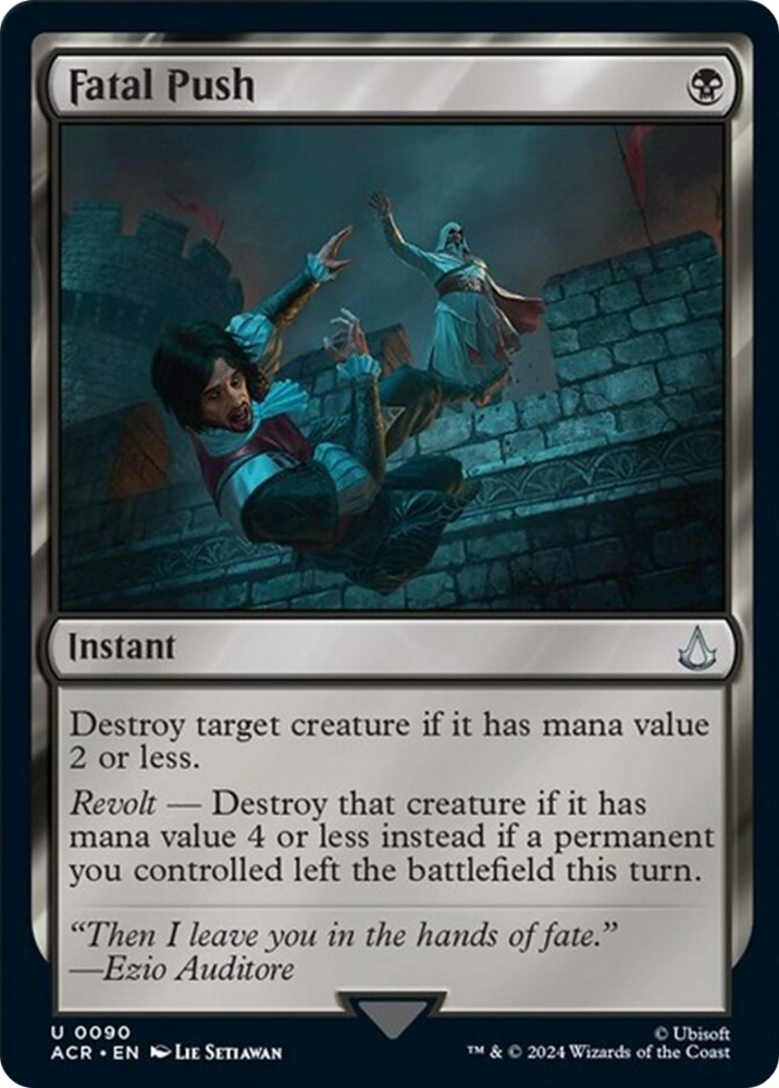 Fatal Push [Assassin's Creed] Magic: The Gathering