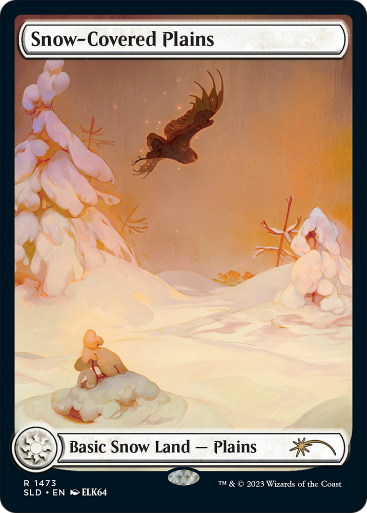 Snow-Covered Plains (1473) (Rainbow Foil) [Secret Lair Drop Series] Magic: The Gathering