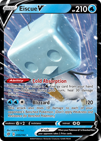 Eiscue V (055/192) [Sword & Shield: Rebel Clash] Pokémon
