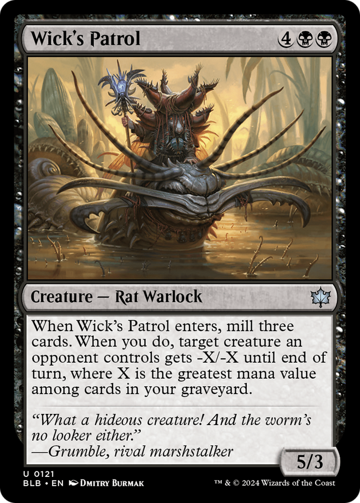 Wick's Patrol [Bloomburrow] Magic: The Gathering