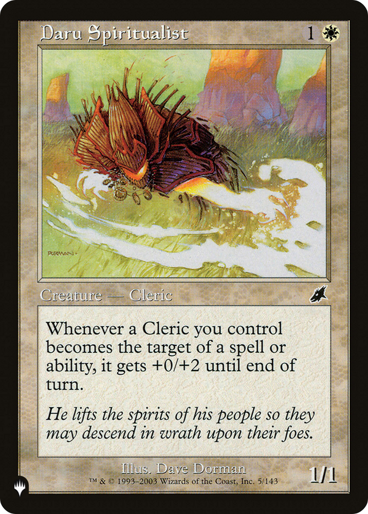 Daru Spiritualist [The List] Magic: The Gathering