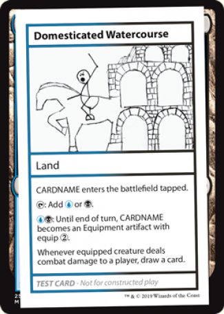 Domesticated Watercourse (2021 Edition) [Mystery Booster Playtest Cards] Magic: The Gathering