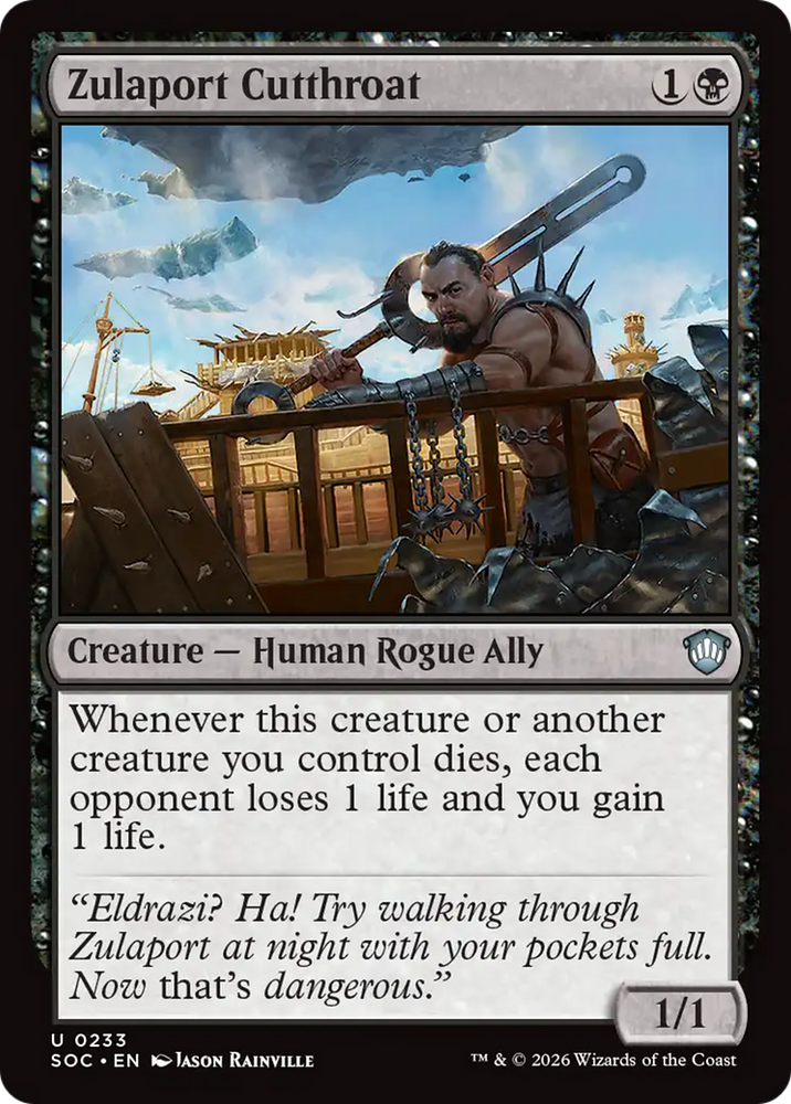 Zulaport Cutthroat [Secrets of Strixhaven Commander] Magic: The Gathering
