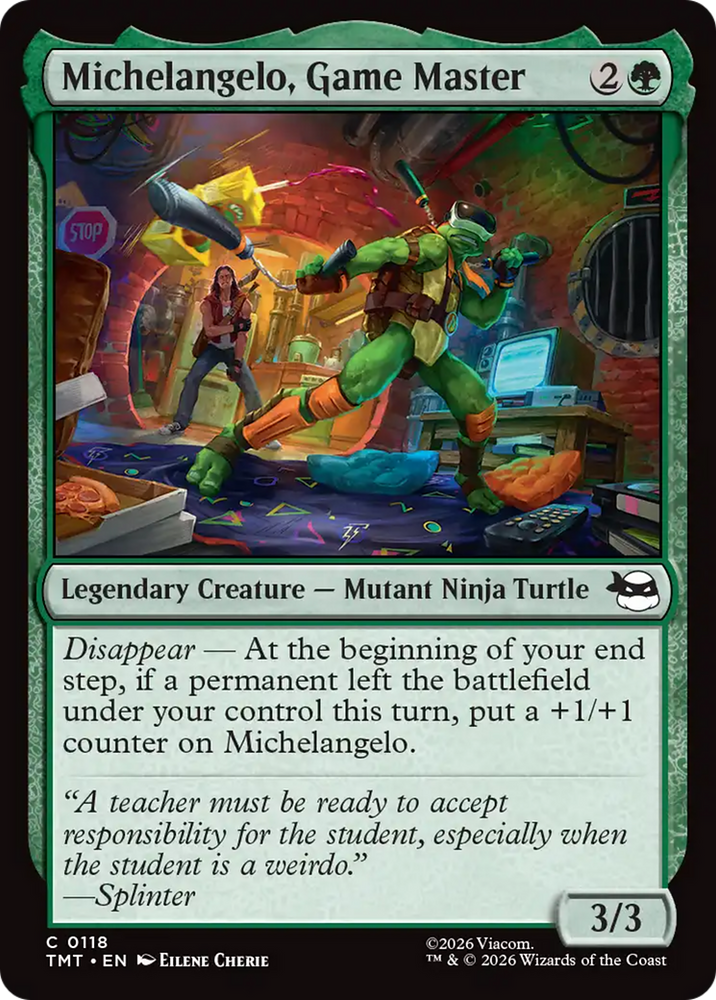 Michelangelo, Game Master [Teenage Mutant Ninja Turtles] Magic: The Gathering