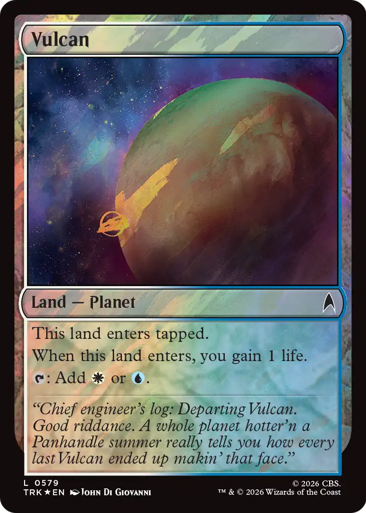 Vulcan (Surge Foil) [Star Trek] Magic: The Gathering