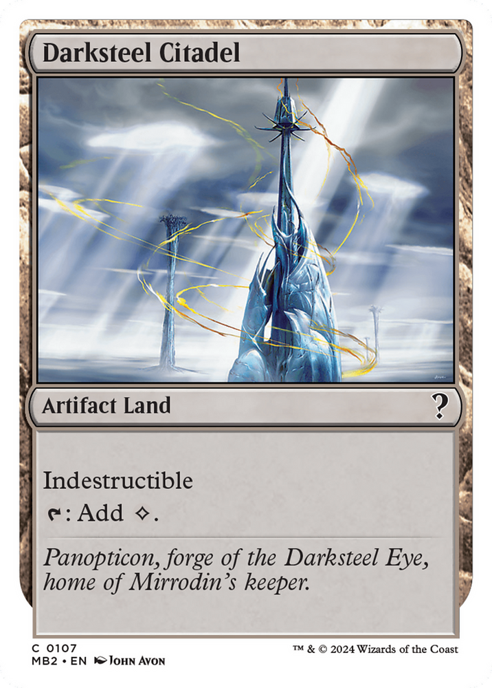 Darksteel Citadel (White Border) [Mystery Booster 2] Magic: The Gathering
