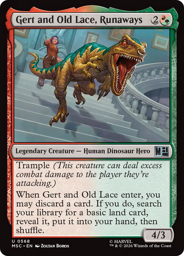 Gert and Old Lace, Runaways [Marvel Super Heroes] Magic: The Gathering