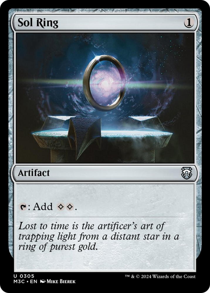 Sol Ring [Modern Horizons 3 Commander] Magic: The Gathering