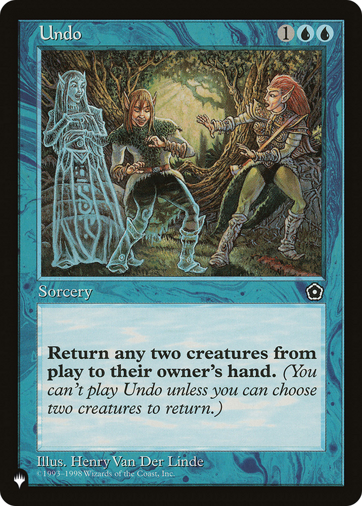 Undo [The List] Magic: The Gathering