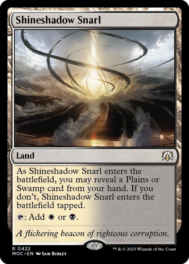 Shineshadow Snarl [March of the Machine Commander] Magic: The Gathering
