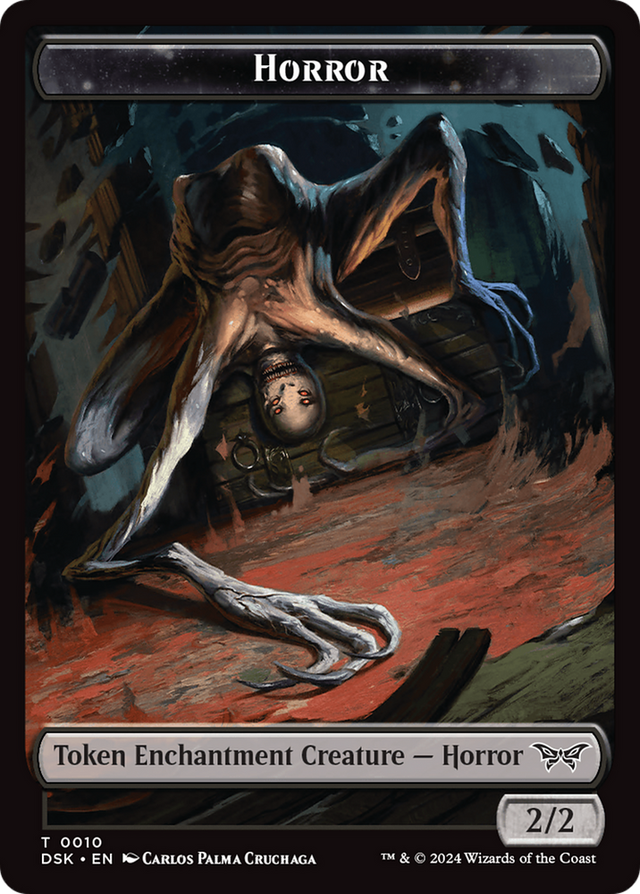 Horror Token [Duskmourn: House of Horror Tokens] Magic: The Gathering