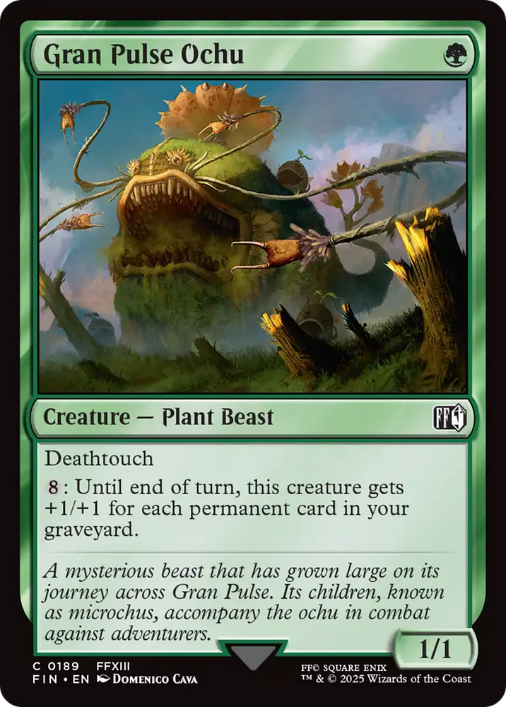 Gran Pulse Ochu [FINAL FANTASY] Magic: The Gathering
