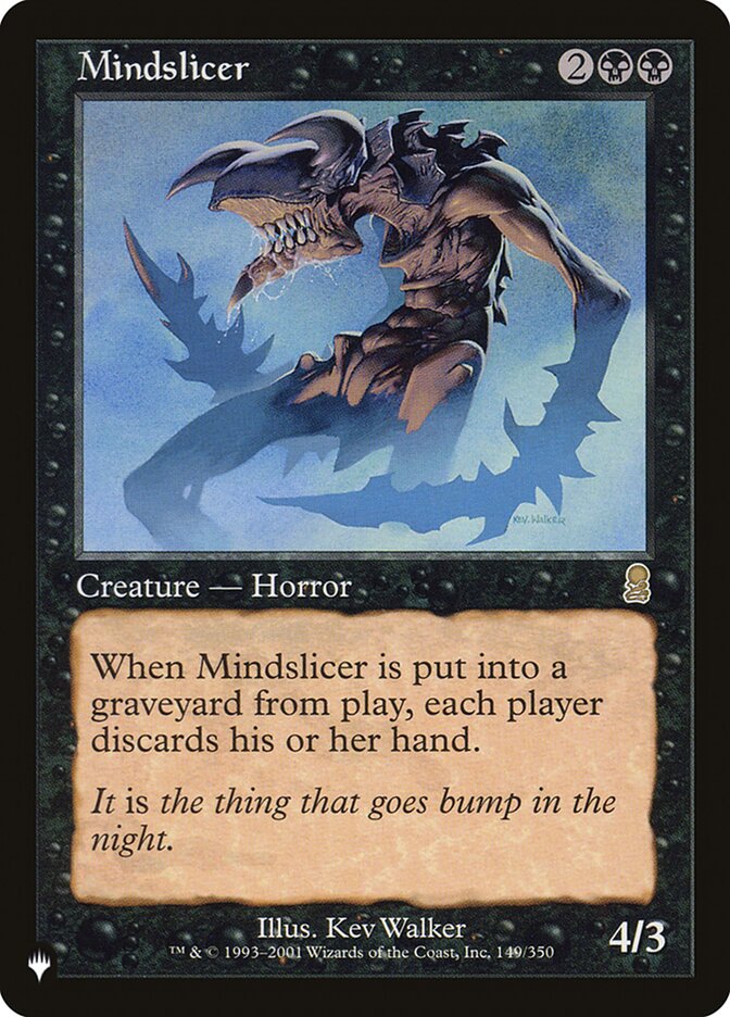 Mindslicer [The List] Magic: The Gathering