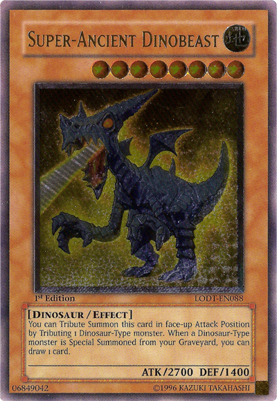 Super-Ancient Dinobeast [LODT-EN088] Ultimate Rare Yu-Gi-Oh!