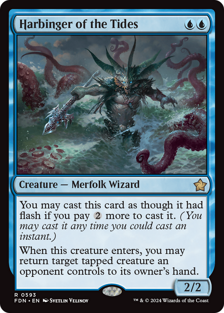 Harbinger of the Tides [Foundations] Magic: The Gathering