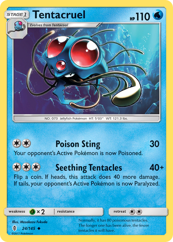 Tentacruel (24/145) [Sun & Moon: Guardians Rising] Pokémon