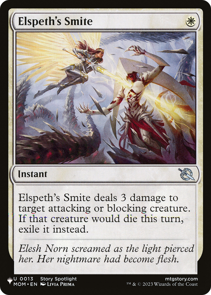 Elspeth's Smite [The List] Magic: The Gathering
