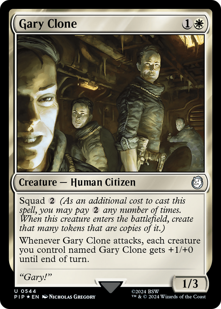 Gary Clone (Surge Foil) [Fallout] Magic: The Gathering