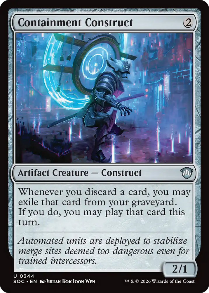 Containment Construct [Secrets of Strixhaven Commander] Magic: The Gathering