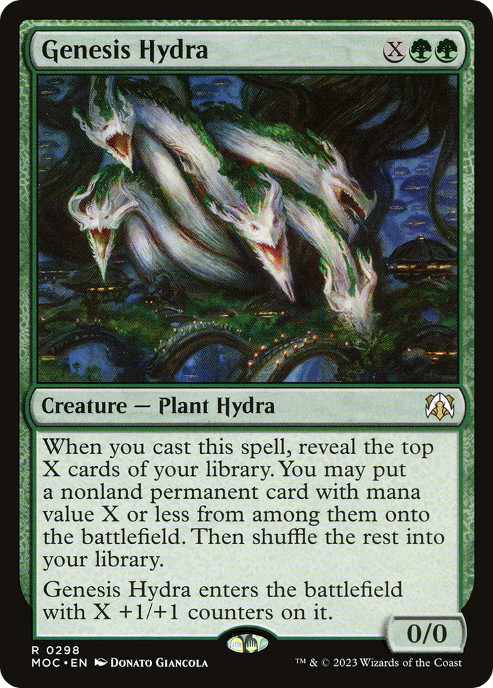 Genesis Hydra [March of the Machine Commander] Magic: The Gathering